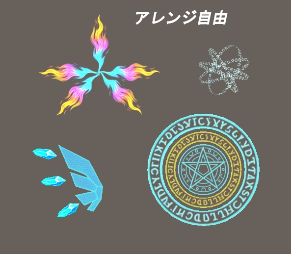 【3D小物】電脳世界の魔女セット