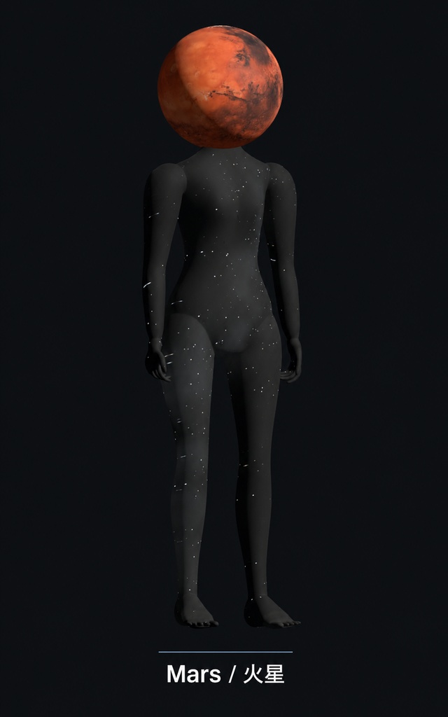 【VRChat・PC専用】COSMOS-MAN|天体と夜空のアバター・全9種・各500円