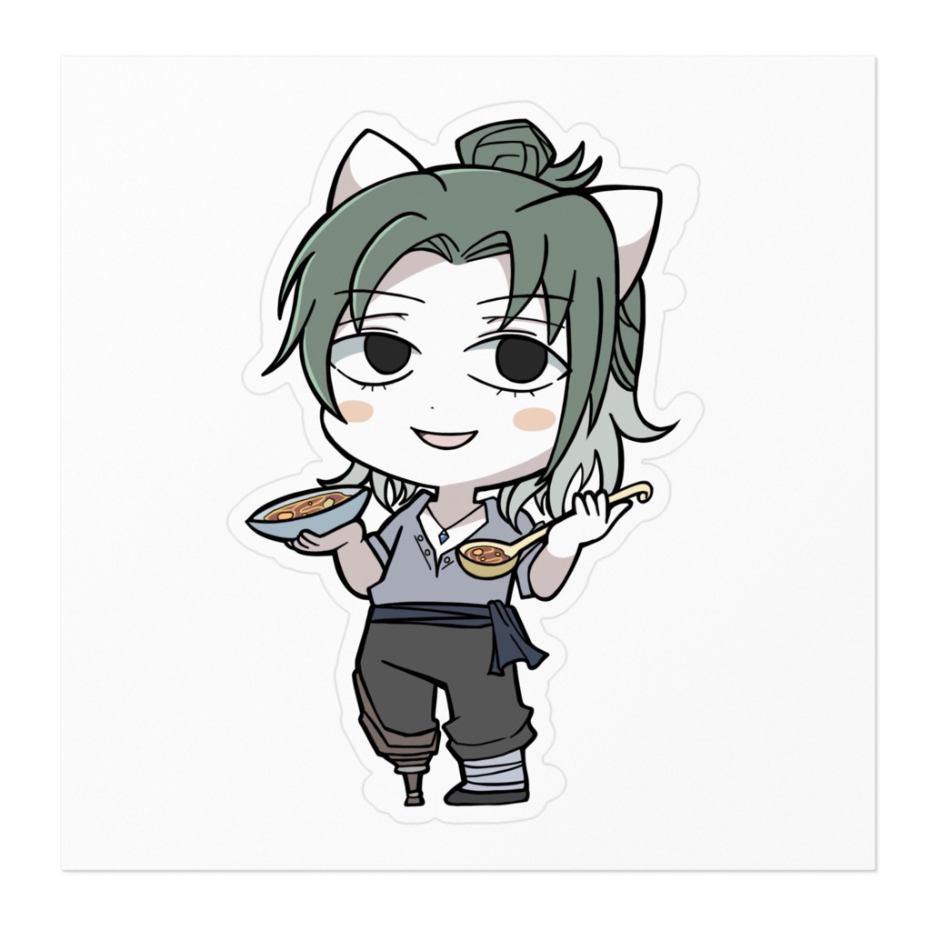 クロ(でふぉステッカー)