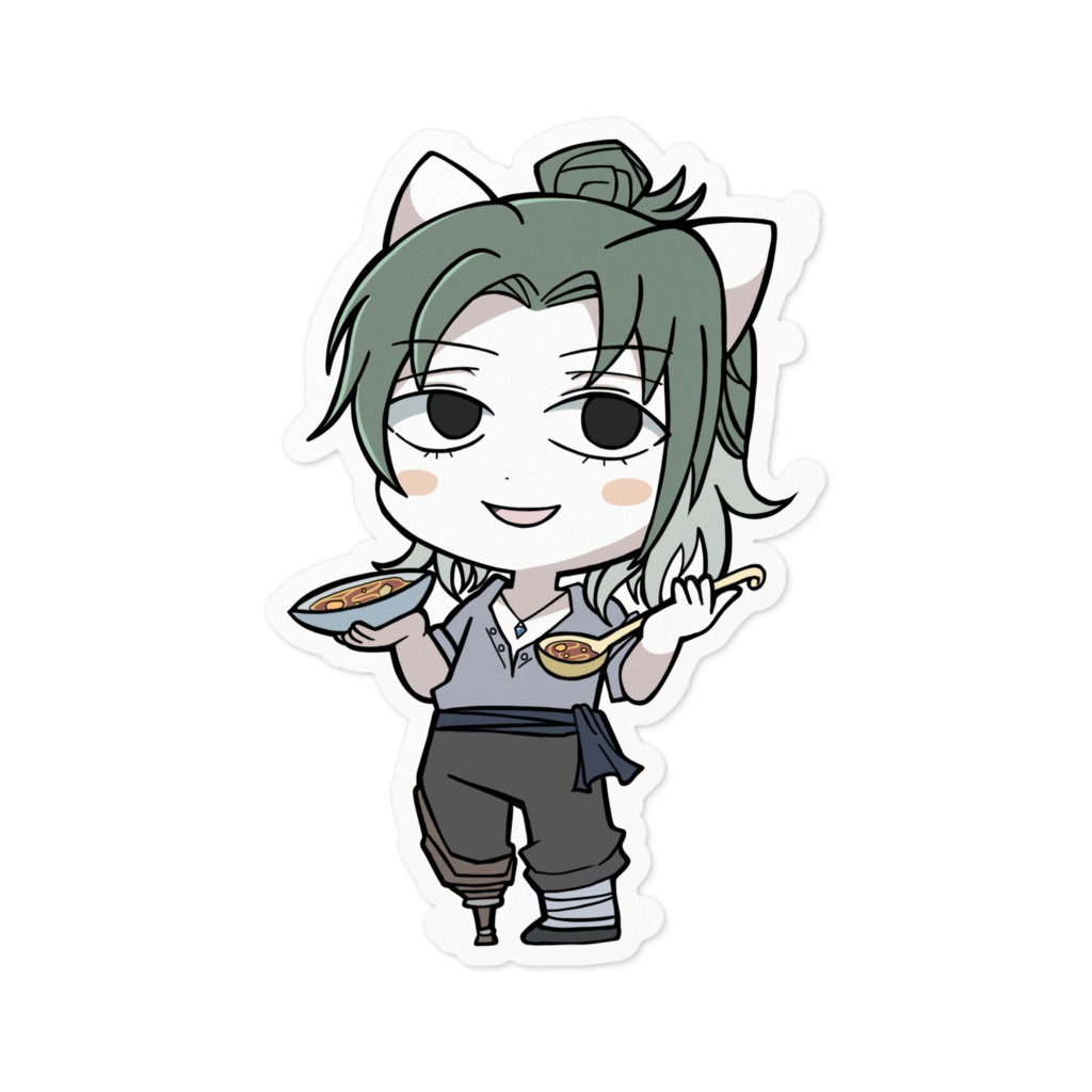 クロ(でふぉステッカー)