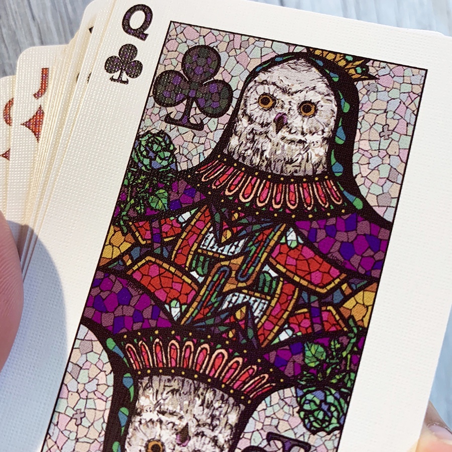 Bicycle Owl Playing Cards (カスタムバイスクル フクロウ オリジナル