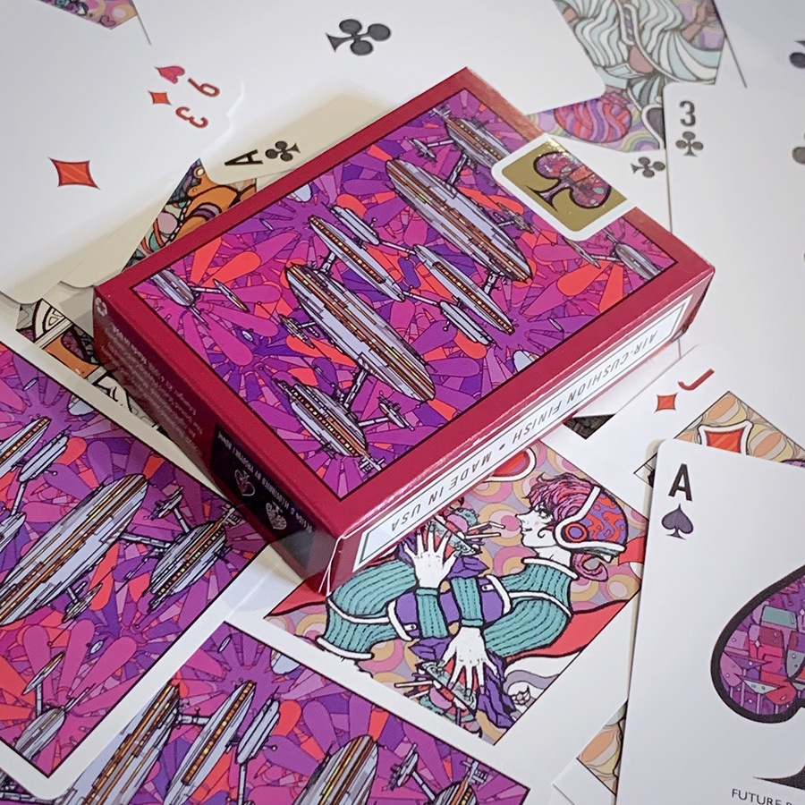 Bicycle Future Bar Playing Cards (カスタムバイスクル オリジナル トランプ )