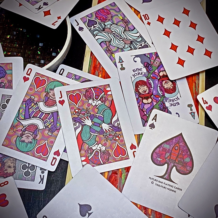 【Holographic Gilded版】Bicycle Future Bar Playing Cards (トランプ )