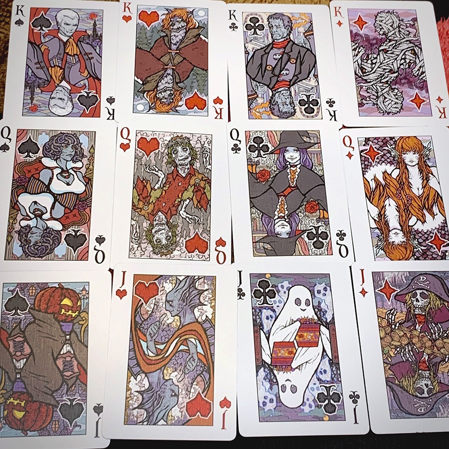 Bicycle Autumn Night Playing Cards (カスタムバイスクル オリジナル トランプ )