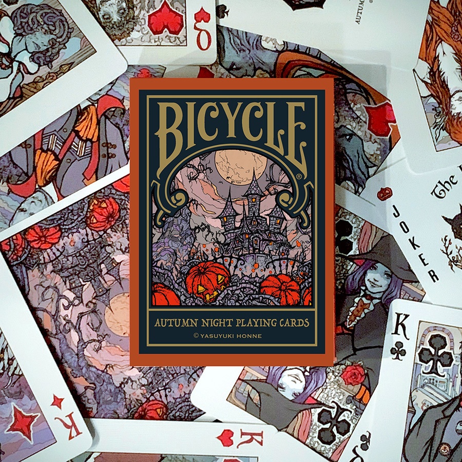 Bicycle Autumn Night Playing Cards (カスタムバイスクル オリジナル トランプ )