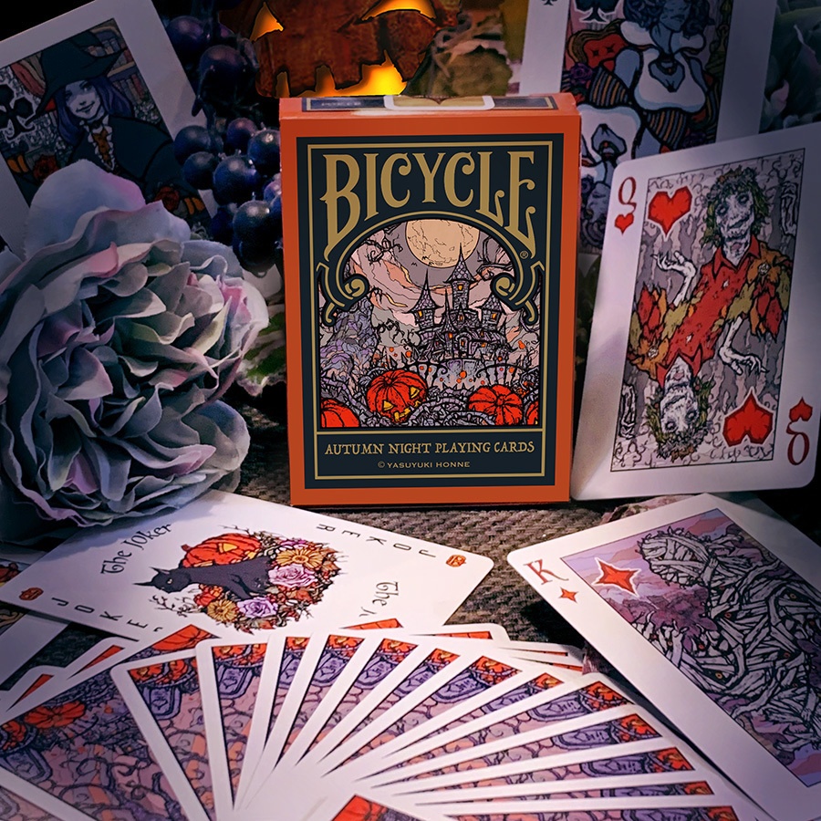 Bicycle Autumn Night Playing Cards (カスタムバイスクル オリジナル トランプ )