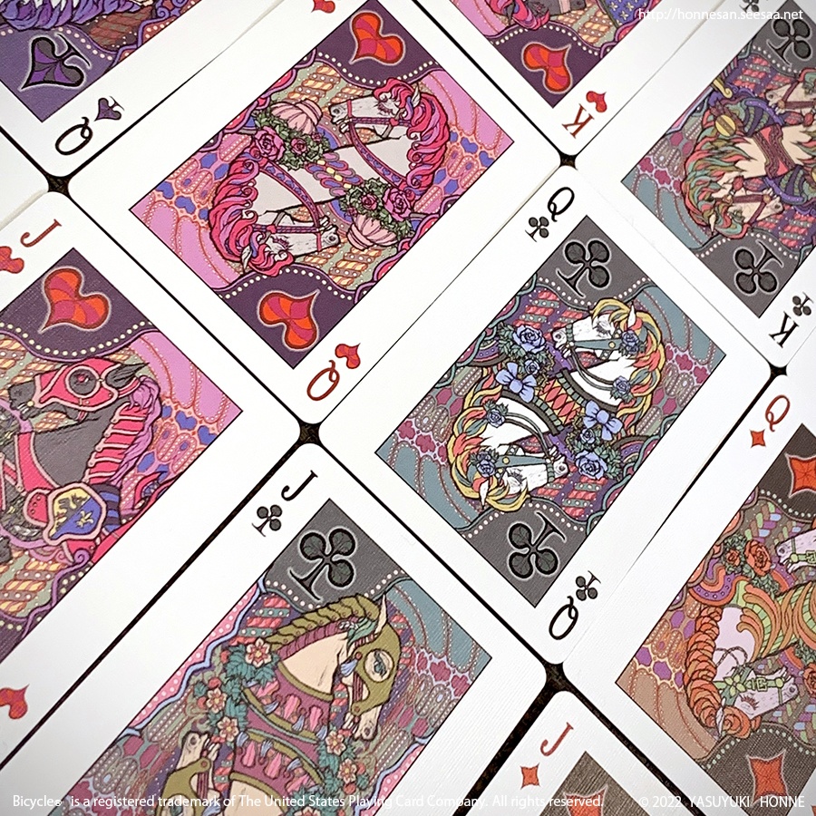 Bicycle Elegant Carousel Playing Cards (カスタムバイスクル オリジナル トランプ )
