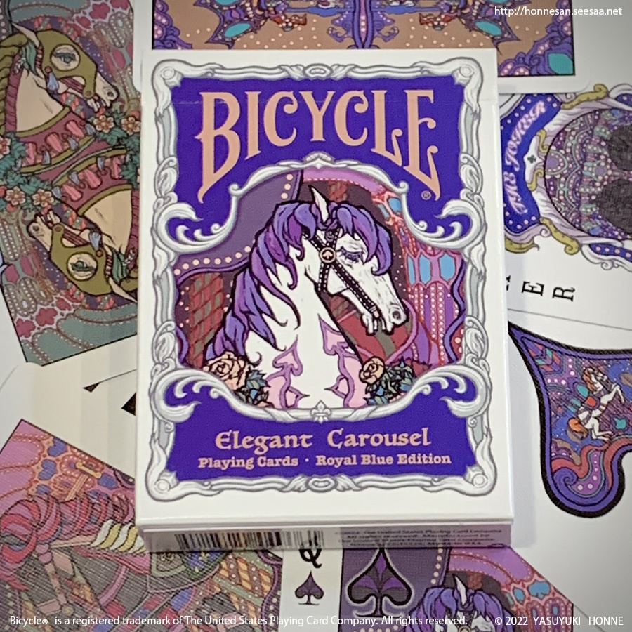 Bicycle Elegant Carousel Playing Cards (カスタムバイスクル オリジナル トランプ )