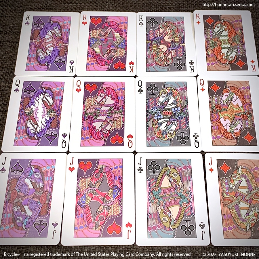 Bicycle Elegant Carousel Playing Cards (カスタムバイスクル オリジナル トランプ )