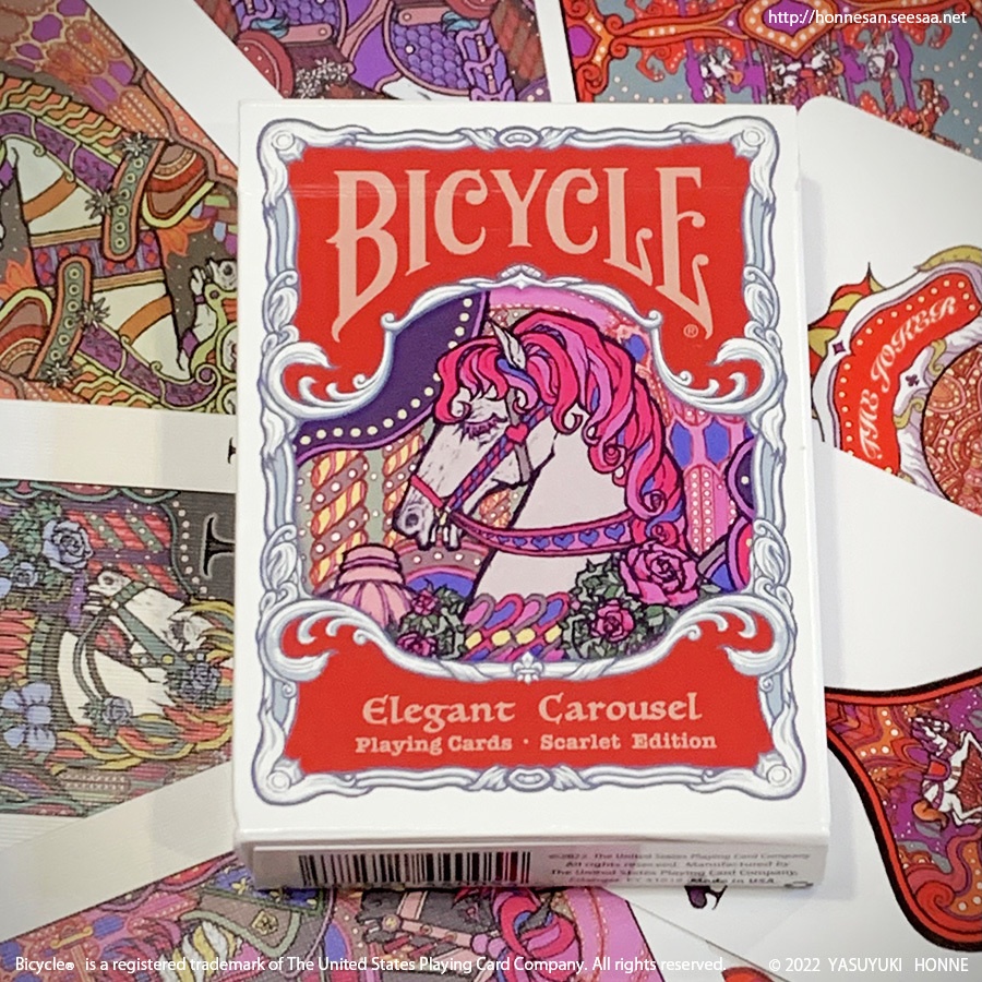 Bicycle Elegant Carousel Playing Cards (カスタムバイスクル オリジナル トランプ )