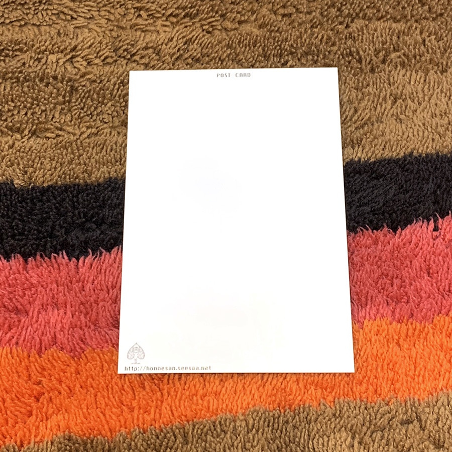 『兎のマジックショー』ポストカード