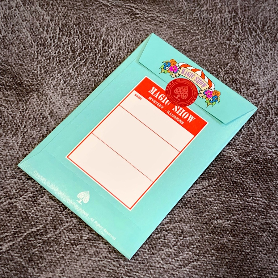 ポチ袋『兎のマジックショー』5点セット(封シール付き)