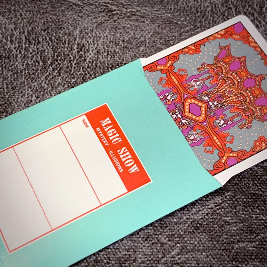 ポチ袋『兎のマジックショー』5点セット(封シール付き)