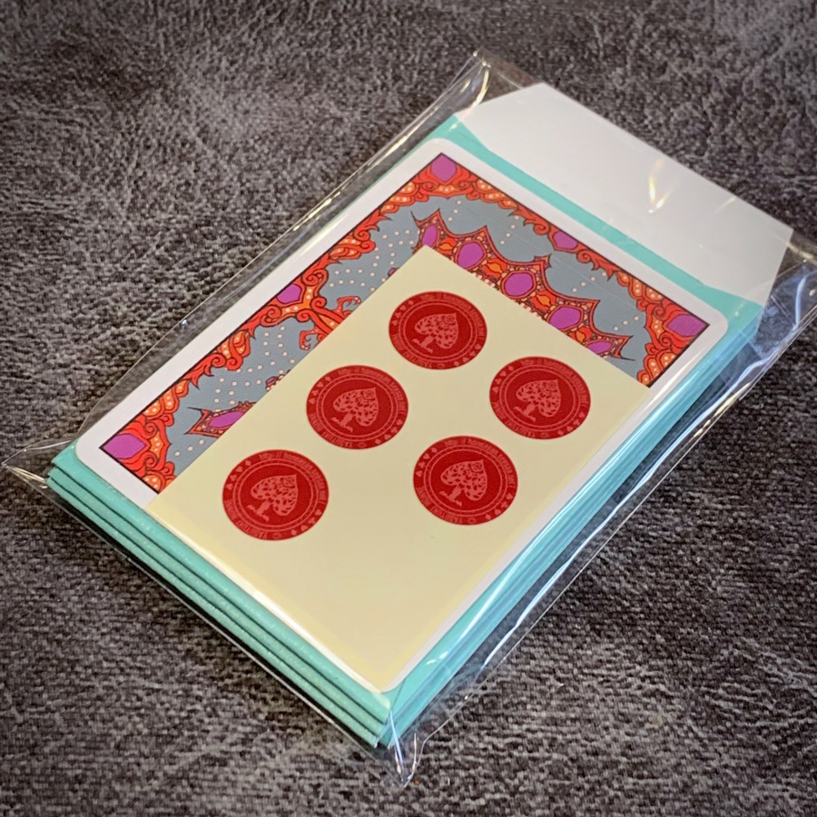 ポチ袋『兎のマジックショー』5点セット(封シール付き)