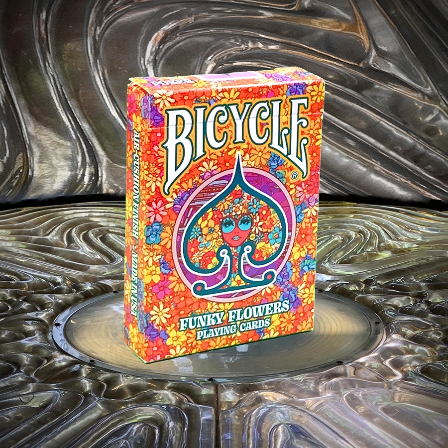 Bicycle Funky Flowers Playing Cards (カスタムバイスクル オリジナル トランプ )