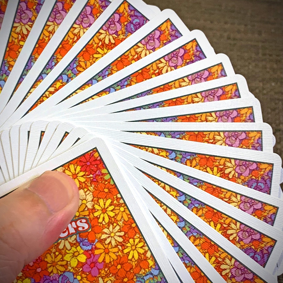 Bicycle Funky Flowers Playing Cards (カスタムバイスクル オリジナル トランプ )