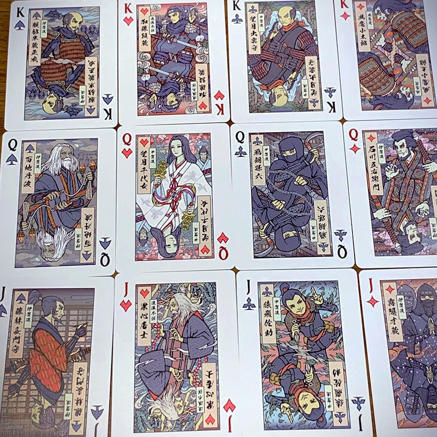 Bicycle Legendary Ninja Playing Cards  (カスタムバイスクル オリジナル トランプ )