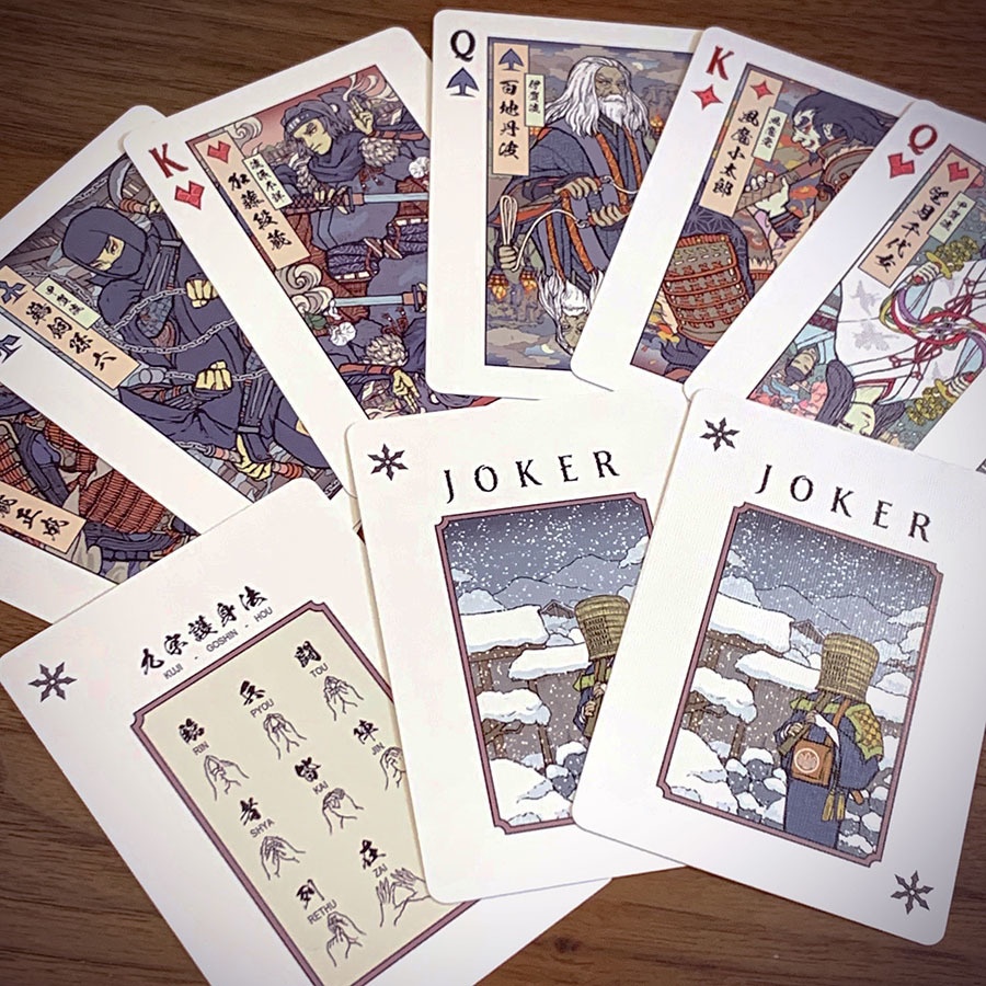 Bicycle Legendary Ninja Playing Cards  (カスタムバイスクル オリジナル トランプ )