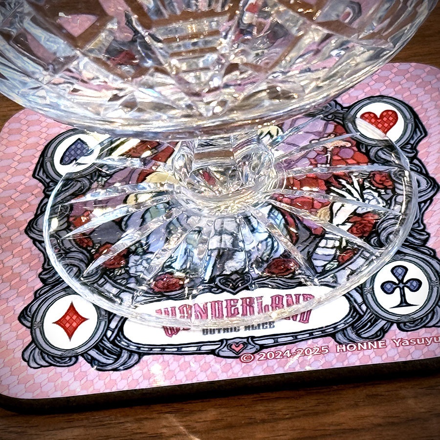 木製コースター(GOTHIC ALICE WONDERLAND)