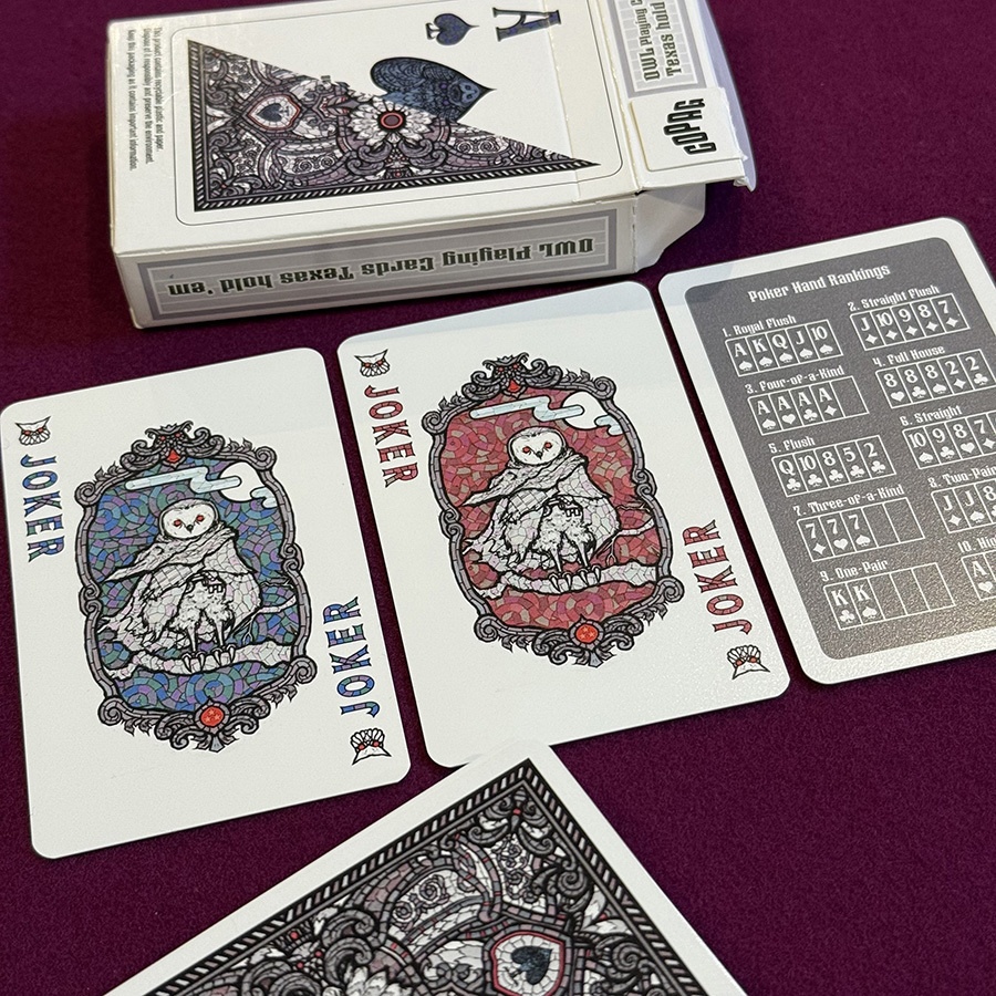 Owl Playing Cards (Ver.3.0)Texas hold 'em 【オリジナルトランプ】
