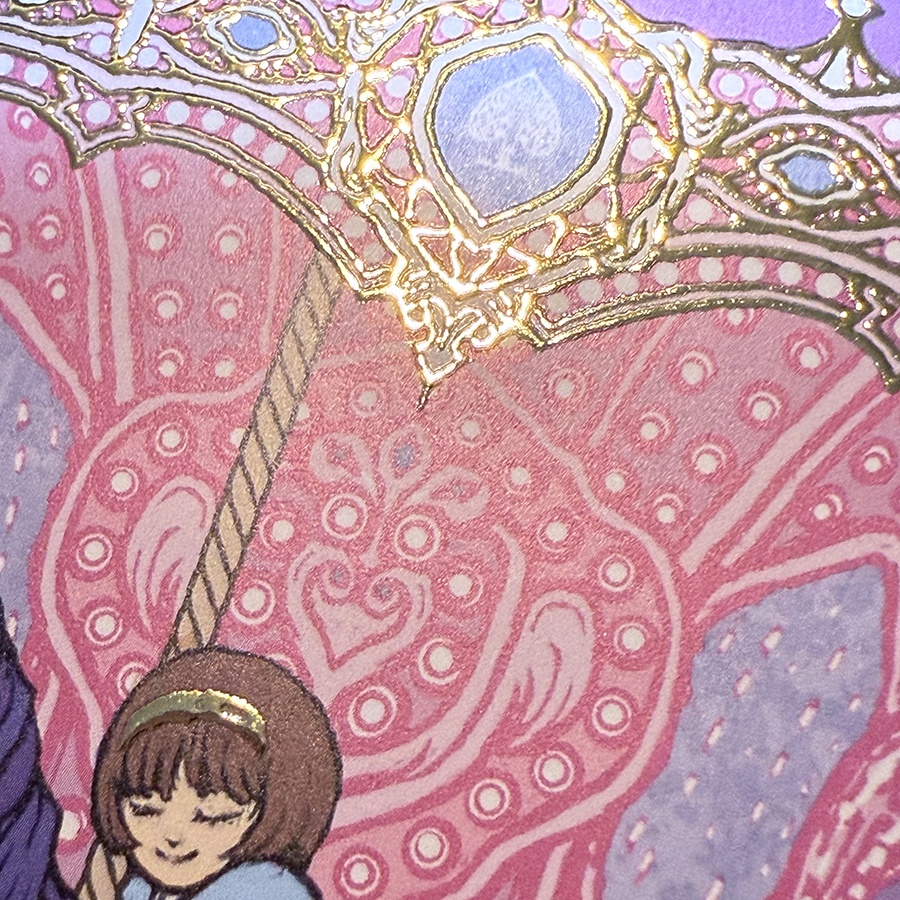 【箔押し】『Elegant Carousel』ポストカード【メリーゴーランド】【年賀状】