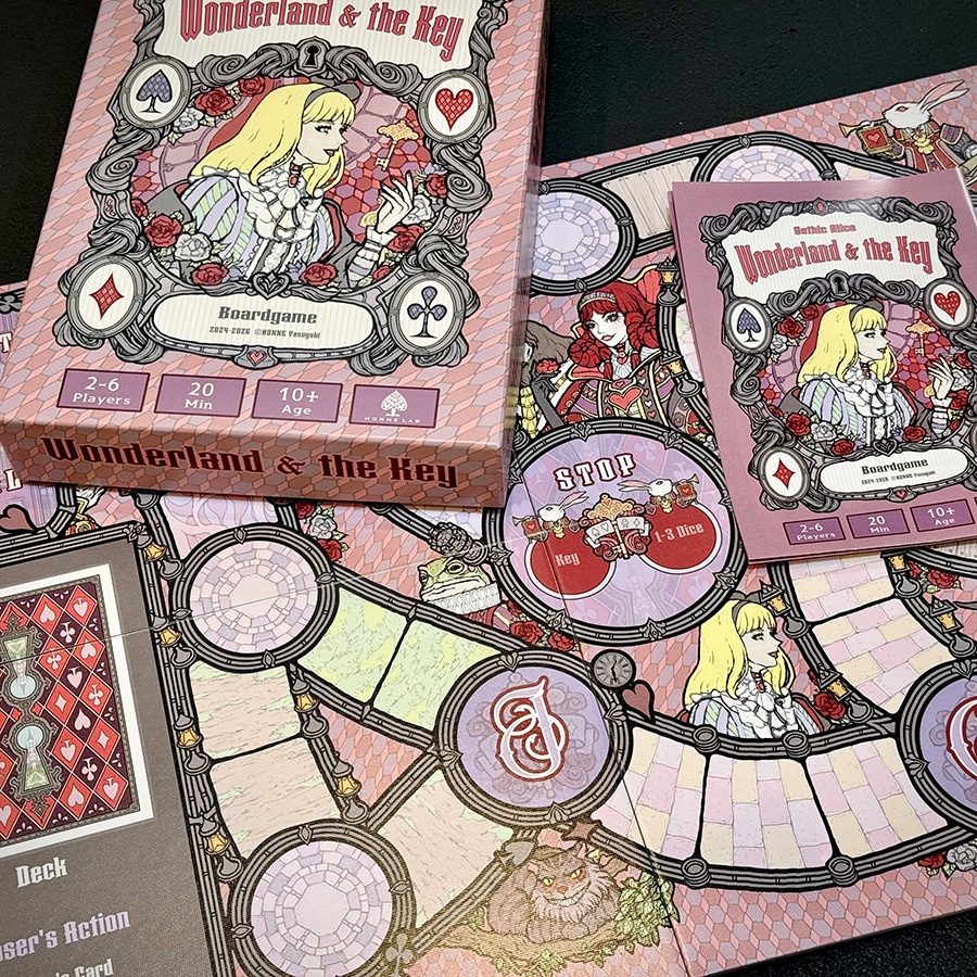 ボードゲーム『Wonderland & the Key』