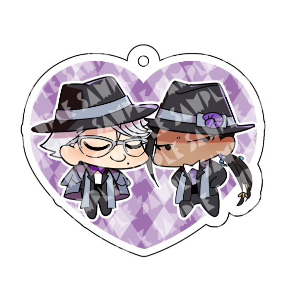 アクリルキーホルダースイッチハート各種【匿名配送】