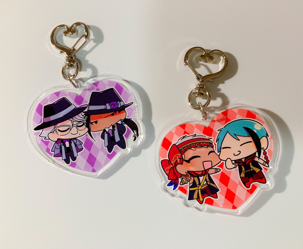 アクリルキーホルダースイッチハート各種【匿名配送】