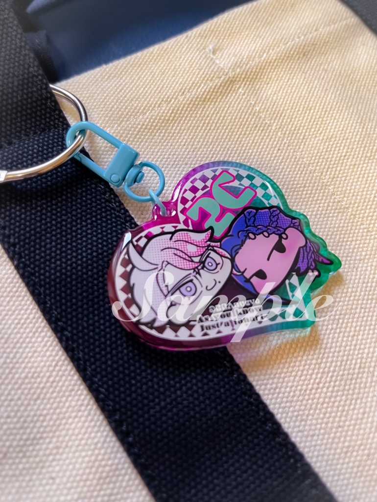 アクリルキーホルダーazjmソーダハート【匿名配送】ACK21