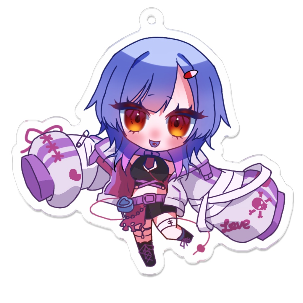 偲睡れーか アクリルキーホルダー