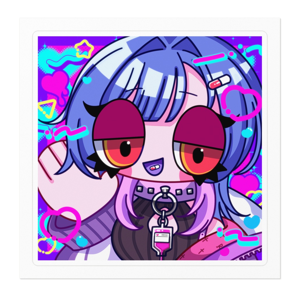 偲睡れーか ステッカー