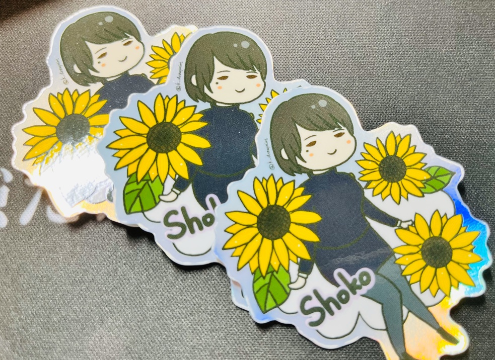 【呪術廻戦】さしす 高耐候ダイカットステッカー シール 五条悟 夏油傑 家入硝子
