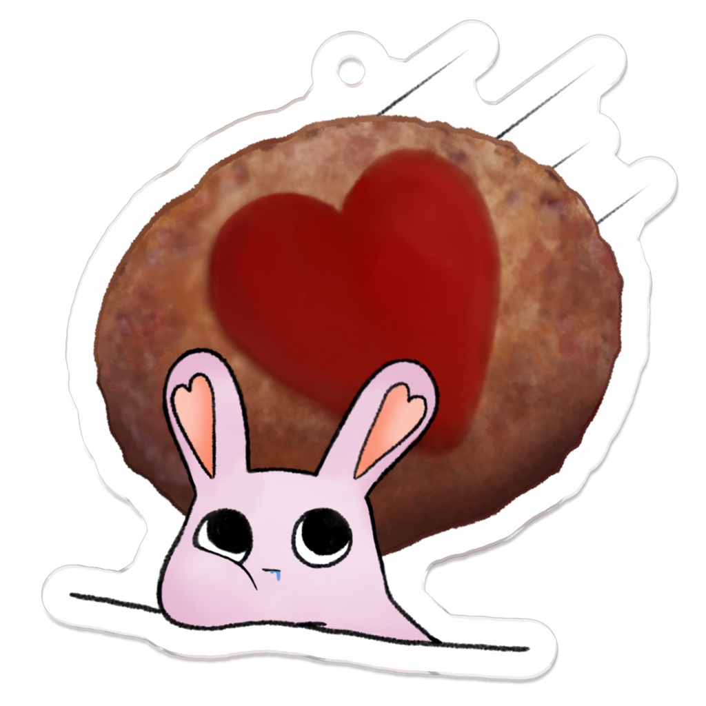 みんなだいすき まあるいにく🍖キーホルダー