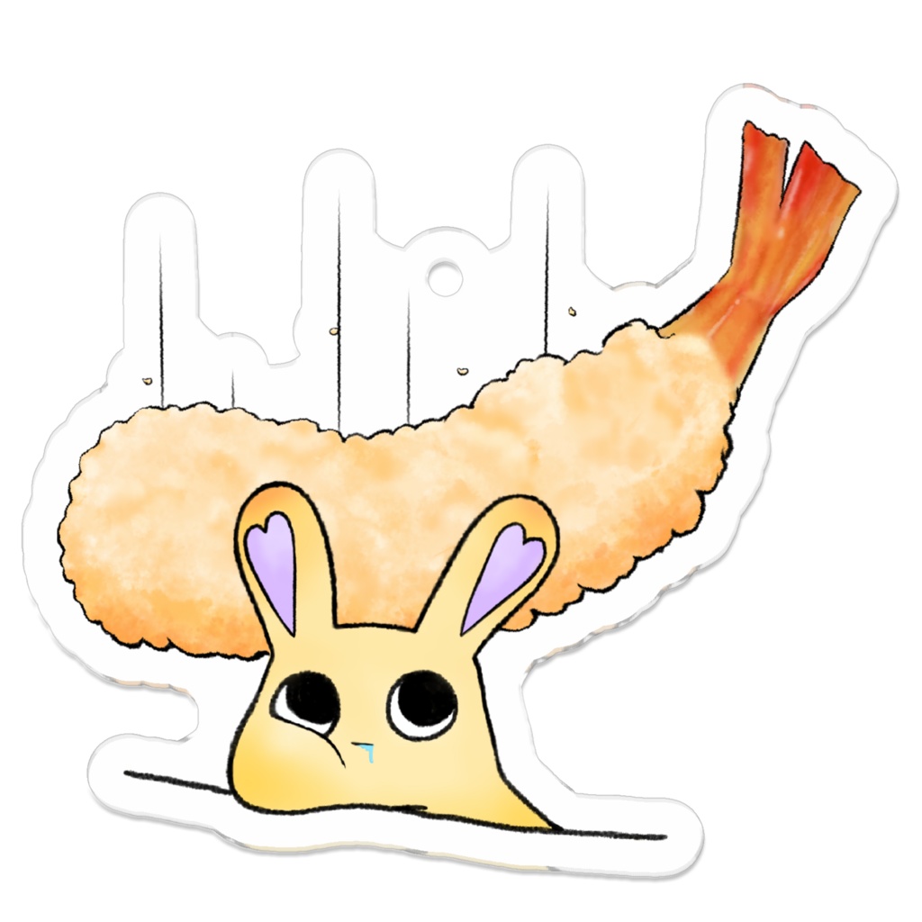 さくっとくらえ えびてん🦐キーホルダー