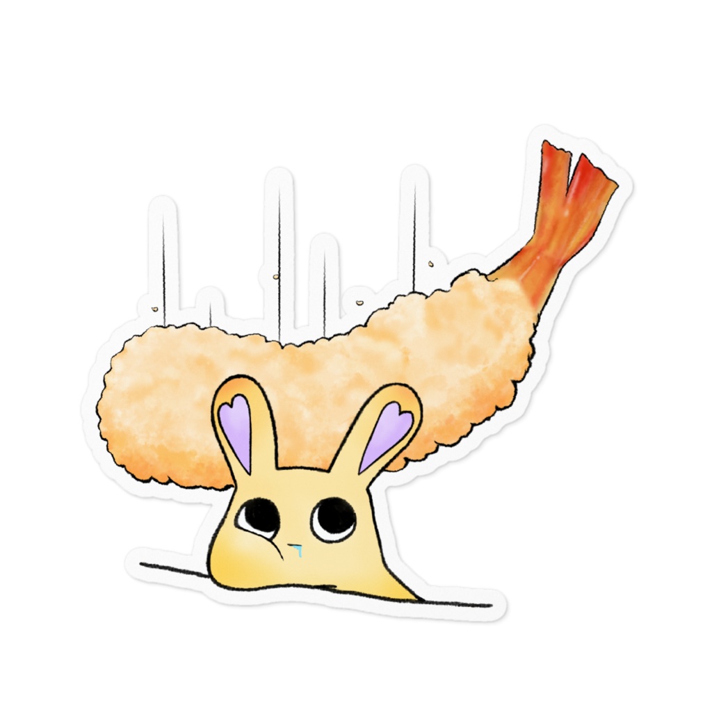 さくっとくらえ えびてん🦐ステッカー