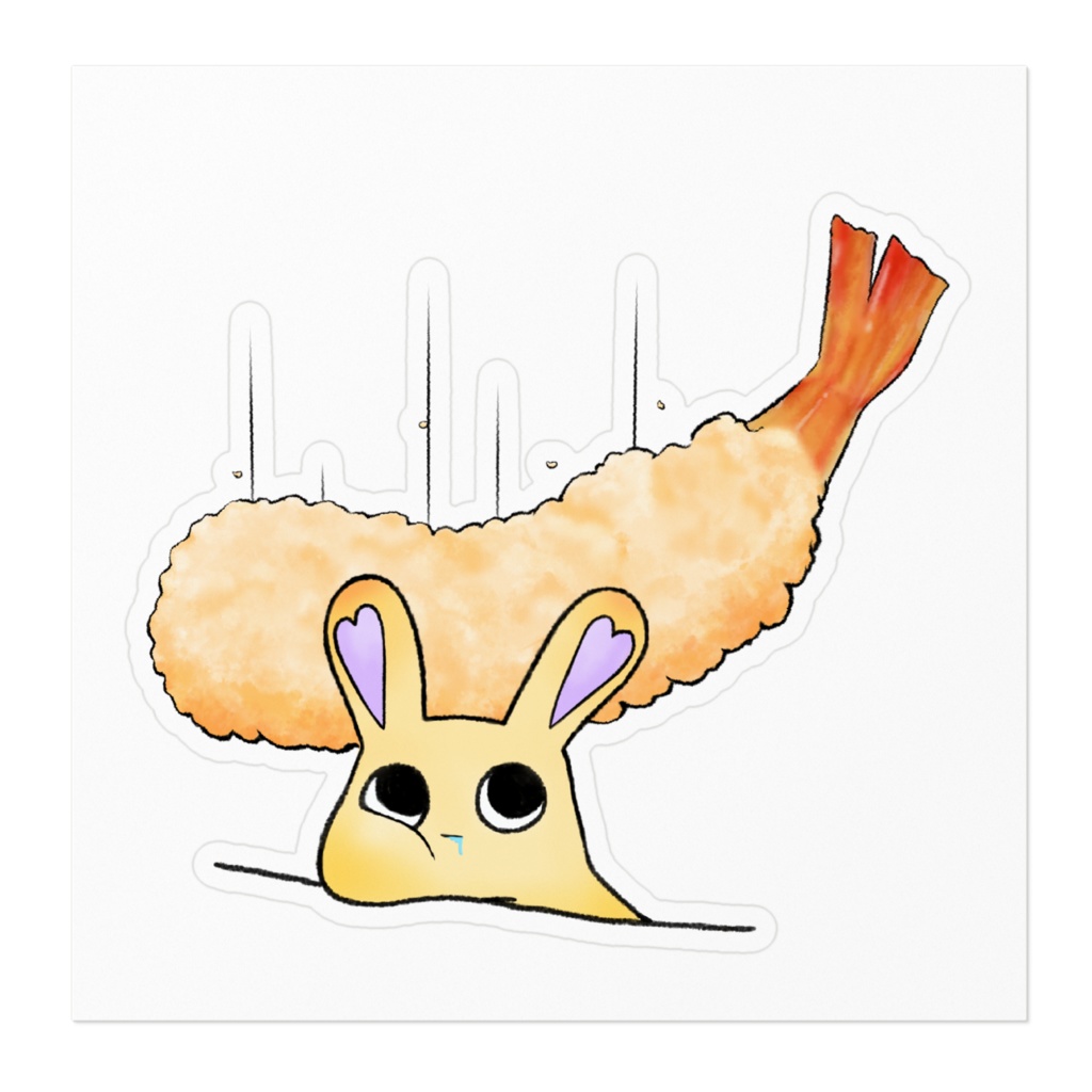 さくっとくらえ えびてん🦐ステッカー