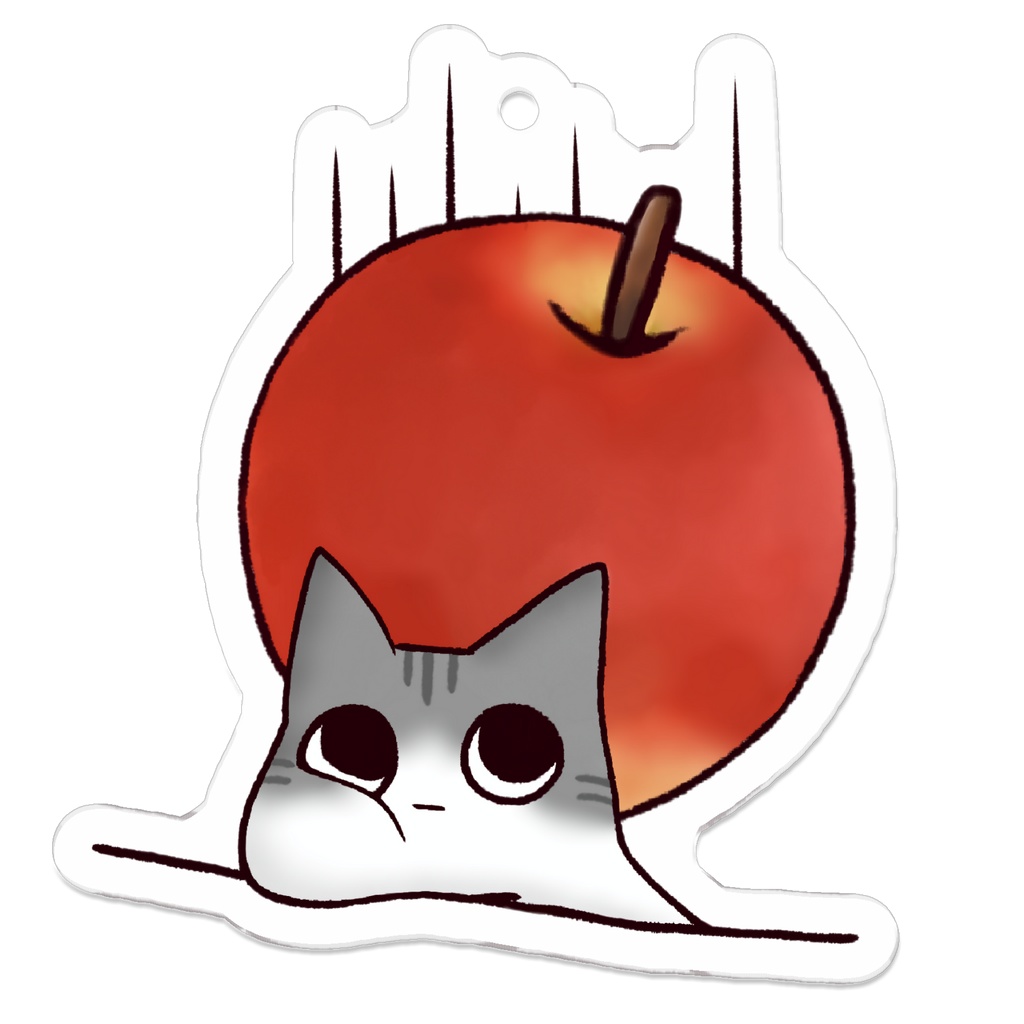 しゃっきしゃきの あかいやつ🍎キーホルダー