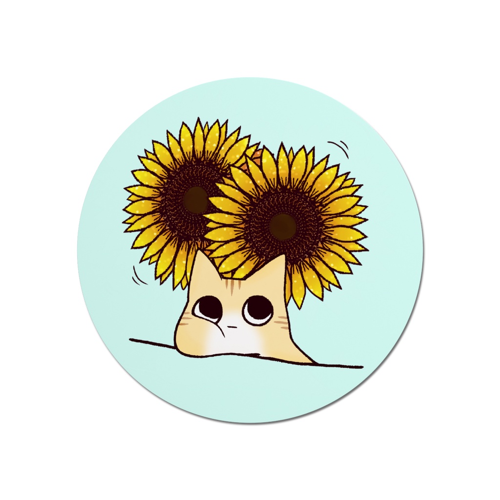 おひさま まるめてぱっとしたやつ🌻マウスパッド