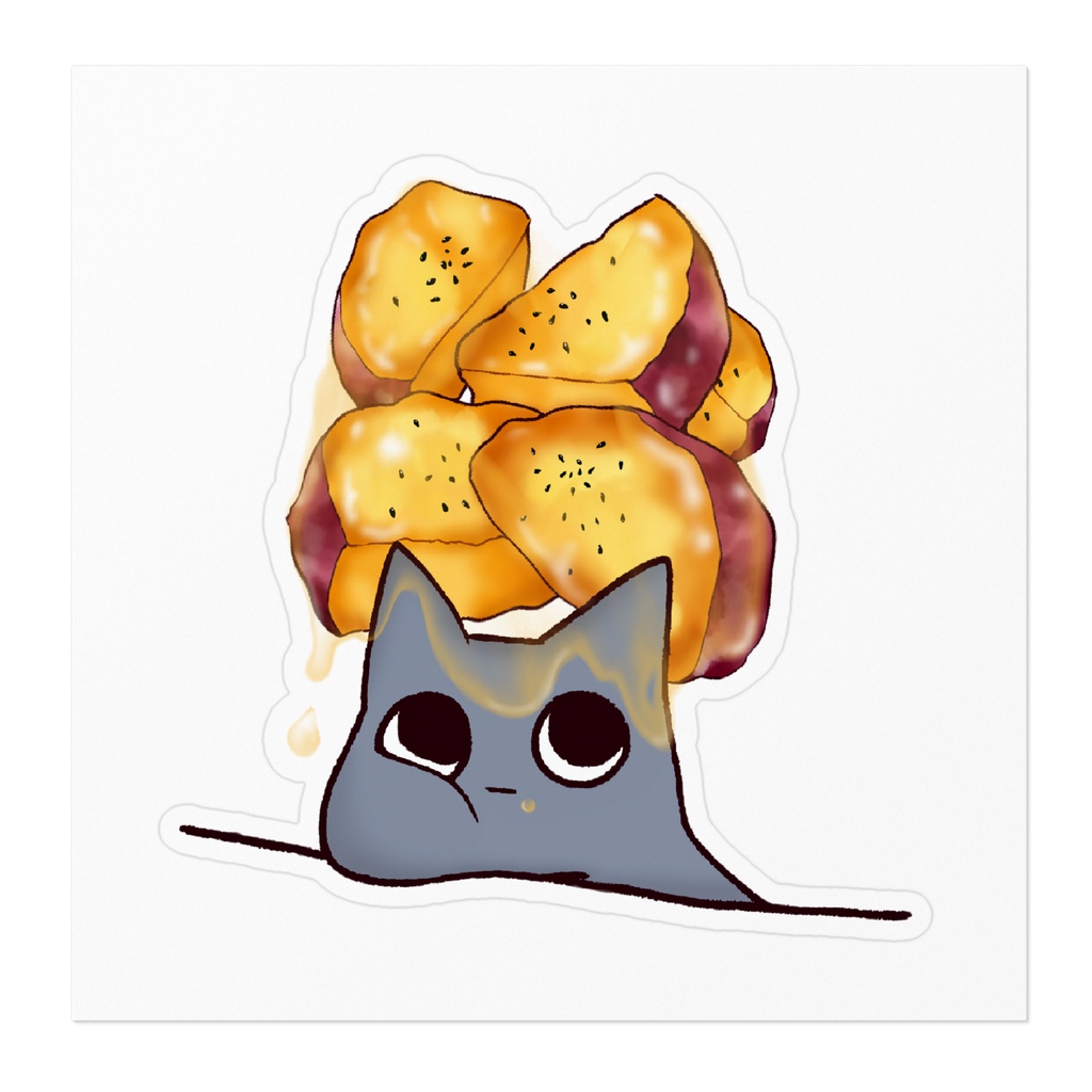 まみれろ あま~いゆうわく🍠ステッカー