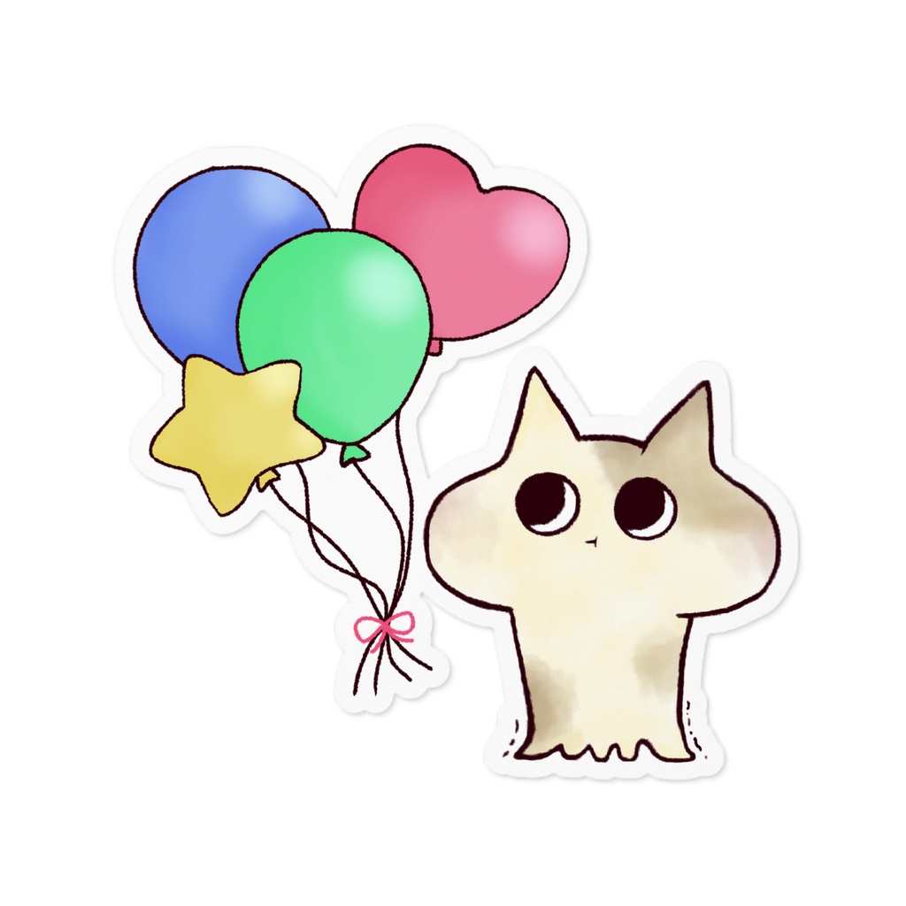 いっしょに とびたい ぷうぷう🎈ステッカー