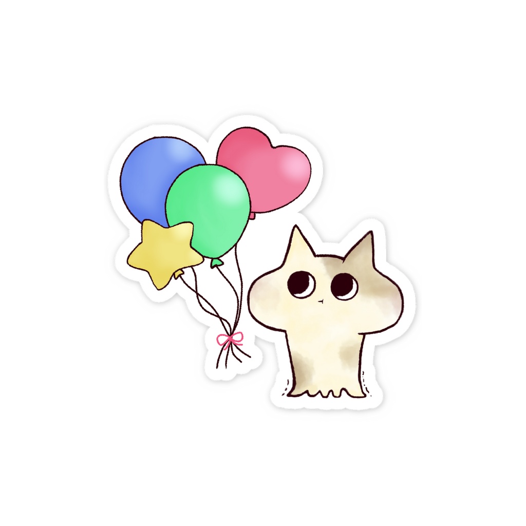 いっしょに とびたい ぷうぷう🎈ちっこいステッカー