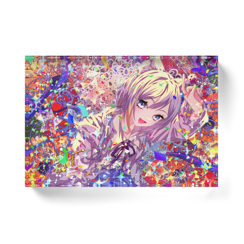 宵辻なざみ生誕記念アクリルブロック