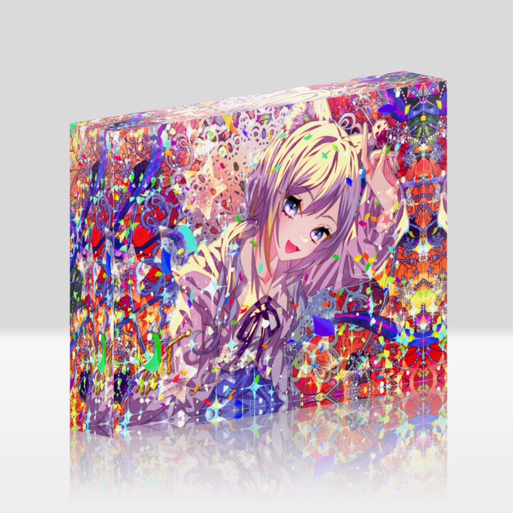 宵辻なざみ生誕記念アクリルブロック