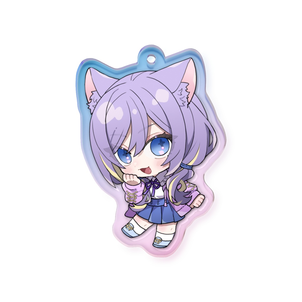 宵辻なざみ生誕記念SDオーロラアクリルキーホルダー