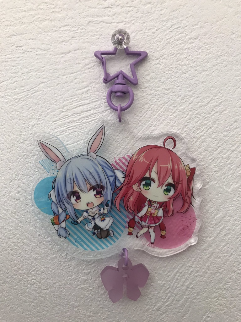 ぺこみこアクキー