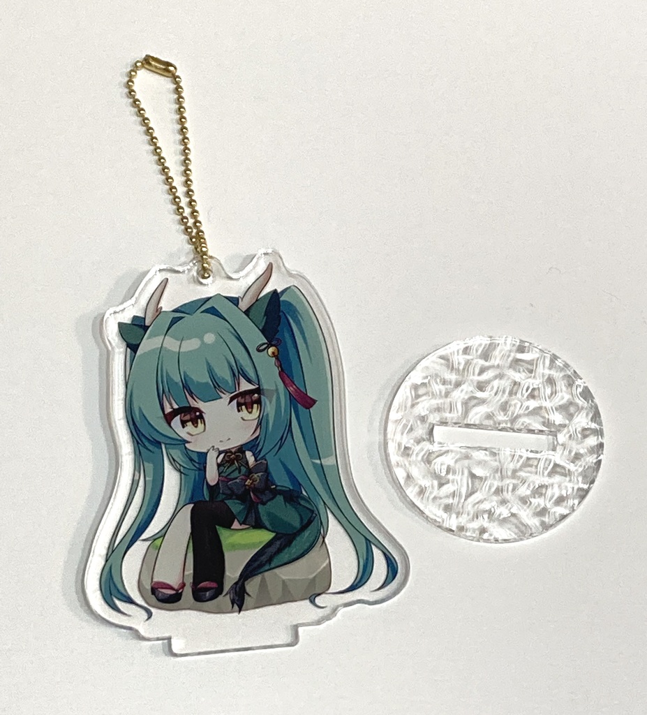 【お寺と龍のイラスト展】アクリルスタンドキーホルダー
