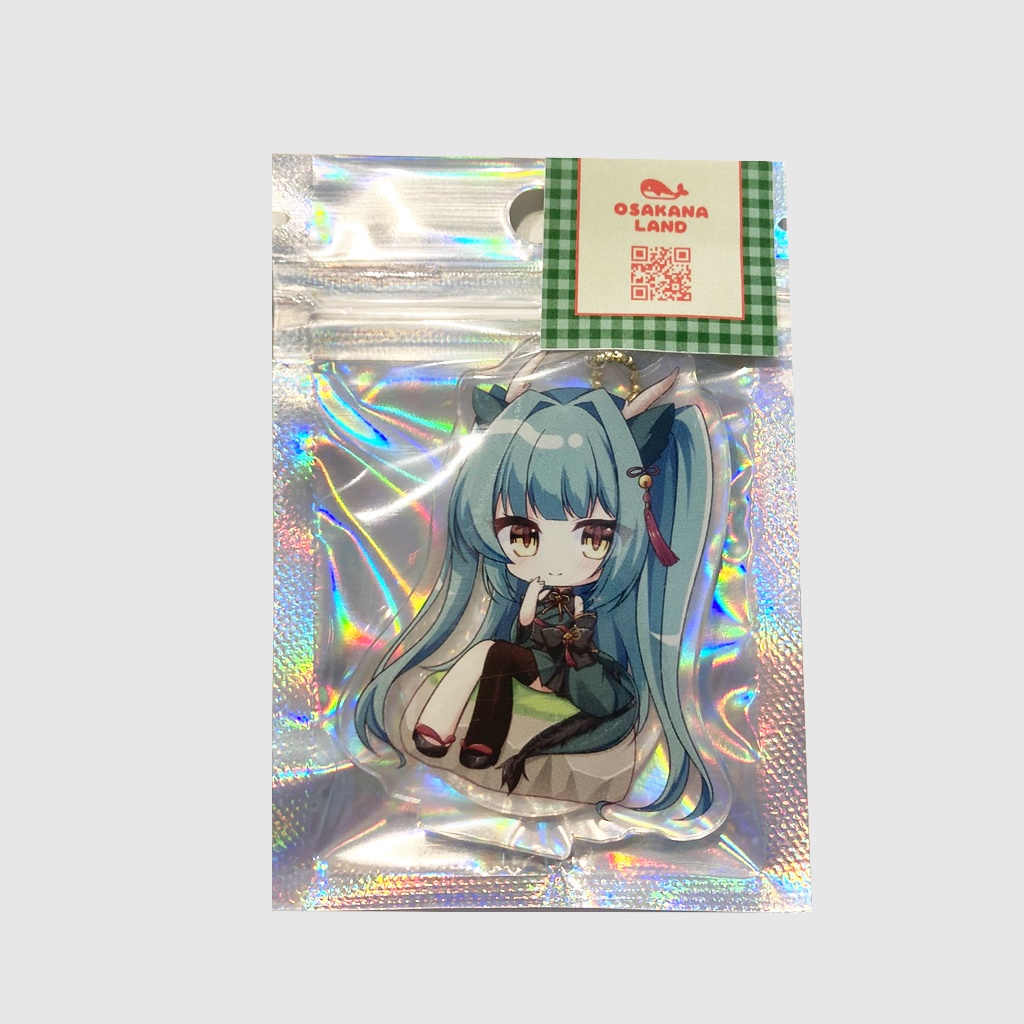 【お寺と龍のイラスト展】アクリルスタンドキーホルダー