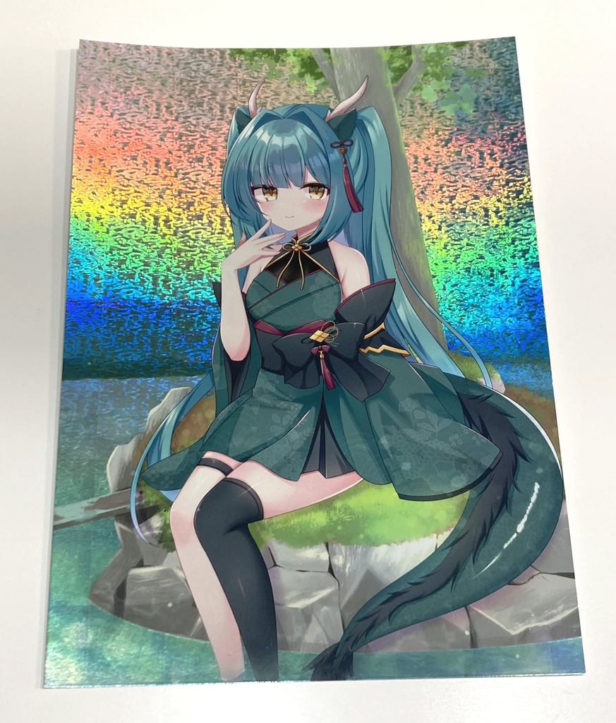 【お寺と龍のイラスト展】ポスター