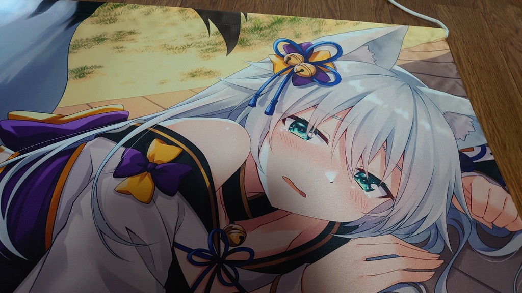 【予約受付開始】パパの言いつけ…ちゃんと守るから琴羽ちゃんB2タペストリー　Eタイプ