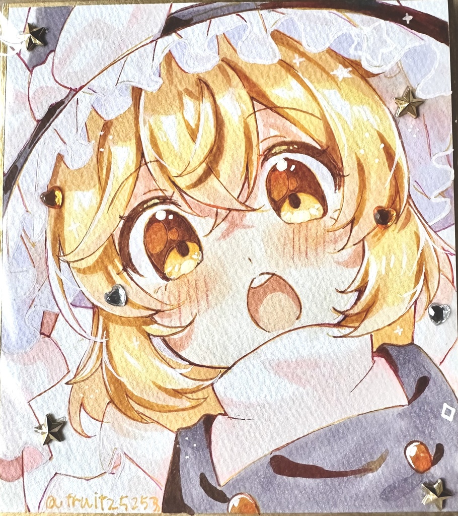 魔理沙ちゃん 色紙